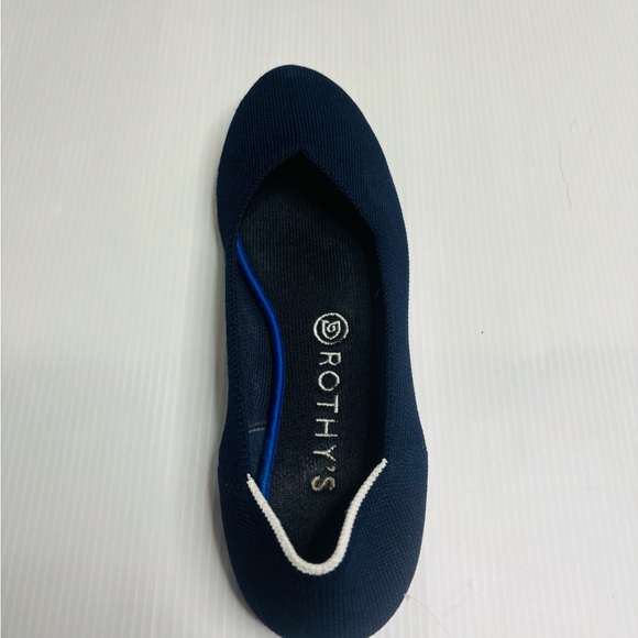 Rothy's The Flat in Maritime Navy Ballet Flats Round Toe - Picture 8 of 10